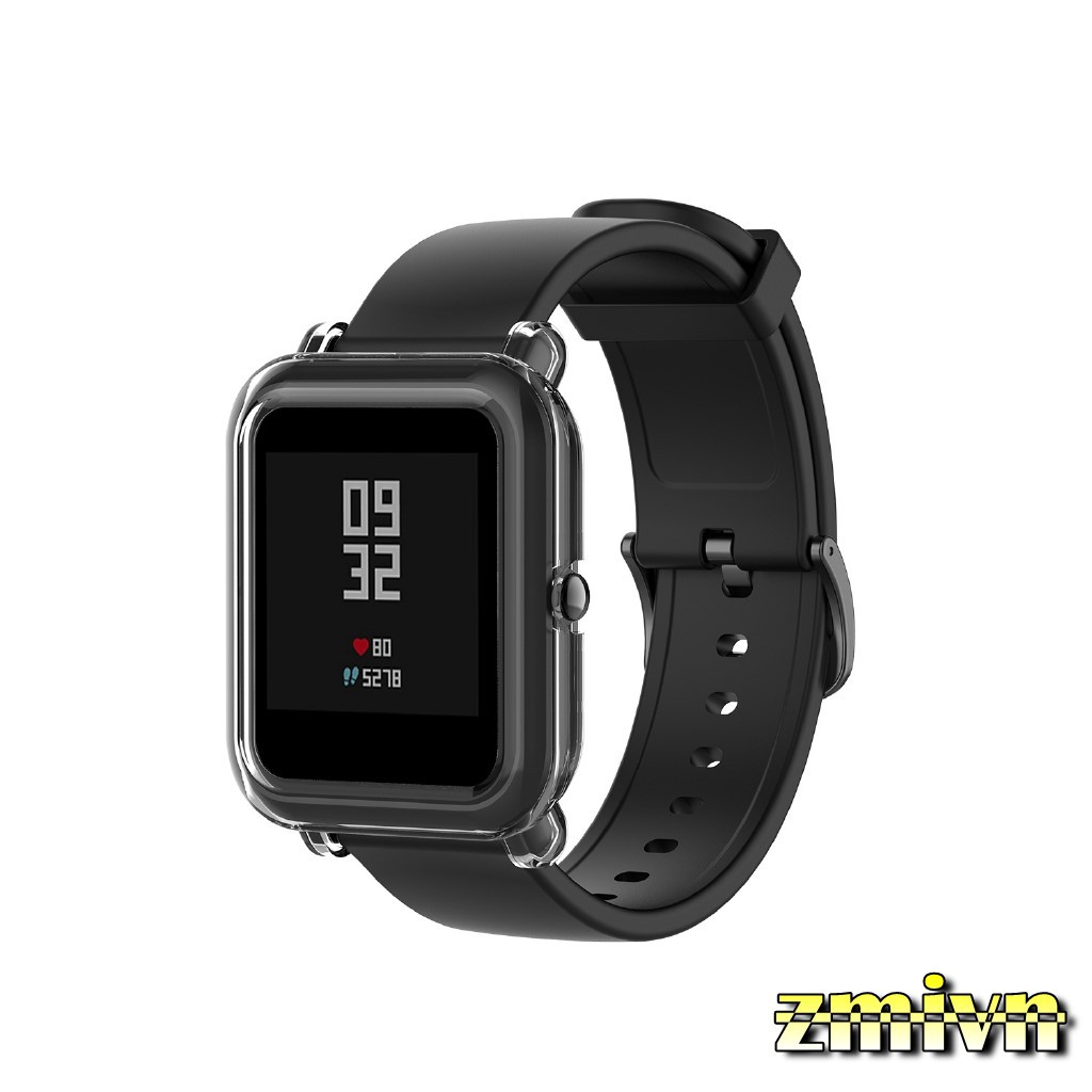 Case viền bảo vệ Xiaomi Amazfit Bip 1S / Amazfit Bip S trong suốt