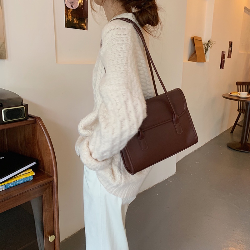 Dela Túi Đeo Một Bên Vai Thời Trang Xuân Hè Hàn Quốc Cổ Điển 2022 Mới Dễ Phối Đồ Dành Cho Nữ