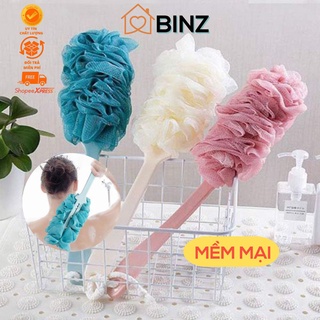 Cây bông tắm chà lưng cực thích, cây bông tắm siêu mềm - binz