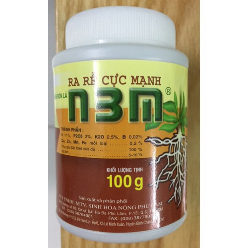 N3M - Kích Ra Rễ Cực Mạnh 100g - Phân Bón Lá N3M, kích rễ N3M