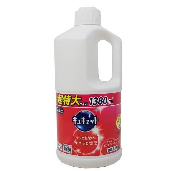 NƯỚC RỬA CHÉN KAO NHẬT BẢN (CHAI 1380ML) - HÀNG NỘI ĐỊA NHẬT, NƯỚC RỬA BÁT KAO KYUTE KUYTE