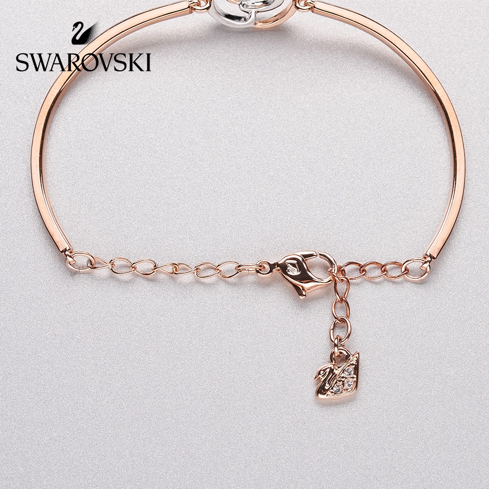 FREE SHIP VòngTay Nữ Swarovski ENDEARING Hoa hồng vàng Bracelet Crystal FASHION cá tính Trang sức trang sức đeo THỜI TRANG