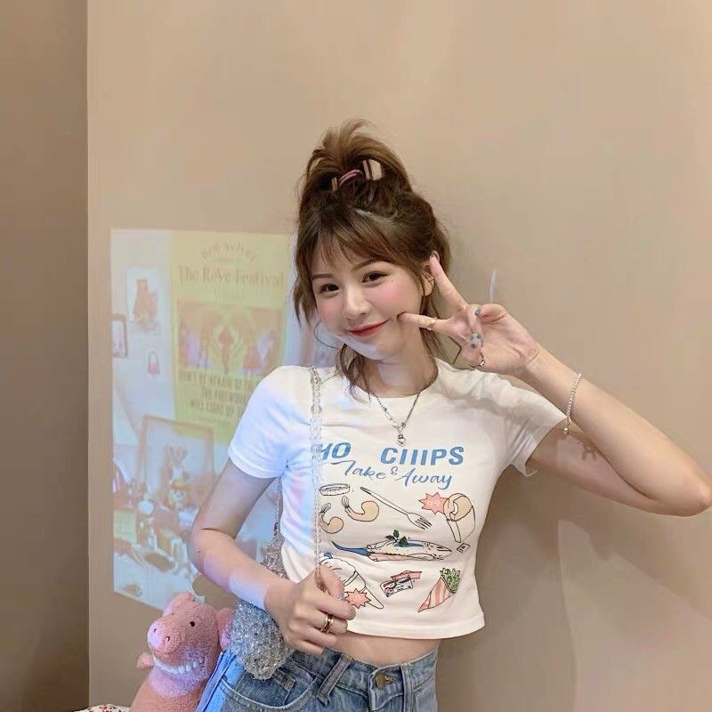 Áo kiểu croptop CHIPs