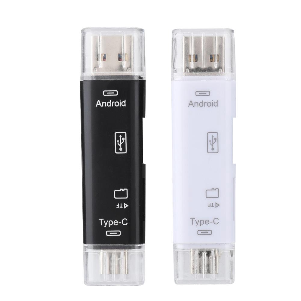 Đầu đọc thẻ nhớ đa năng USB2.0 + Micro USB Hub Type-C 3.1 cho điện thoại & máy tính