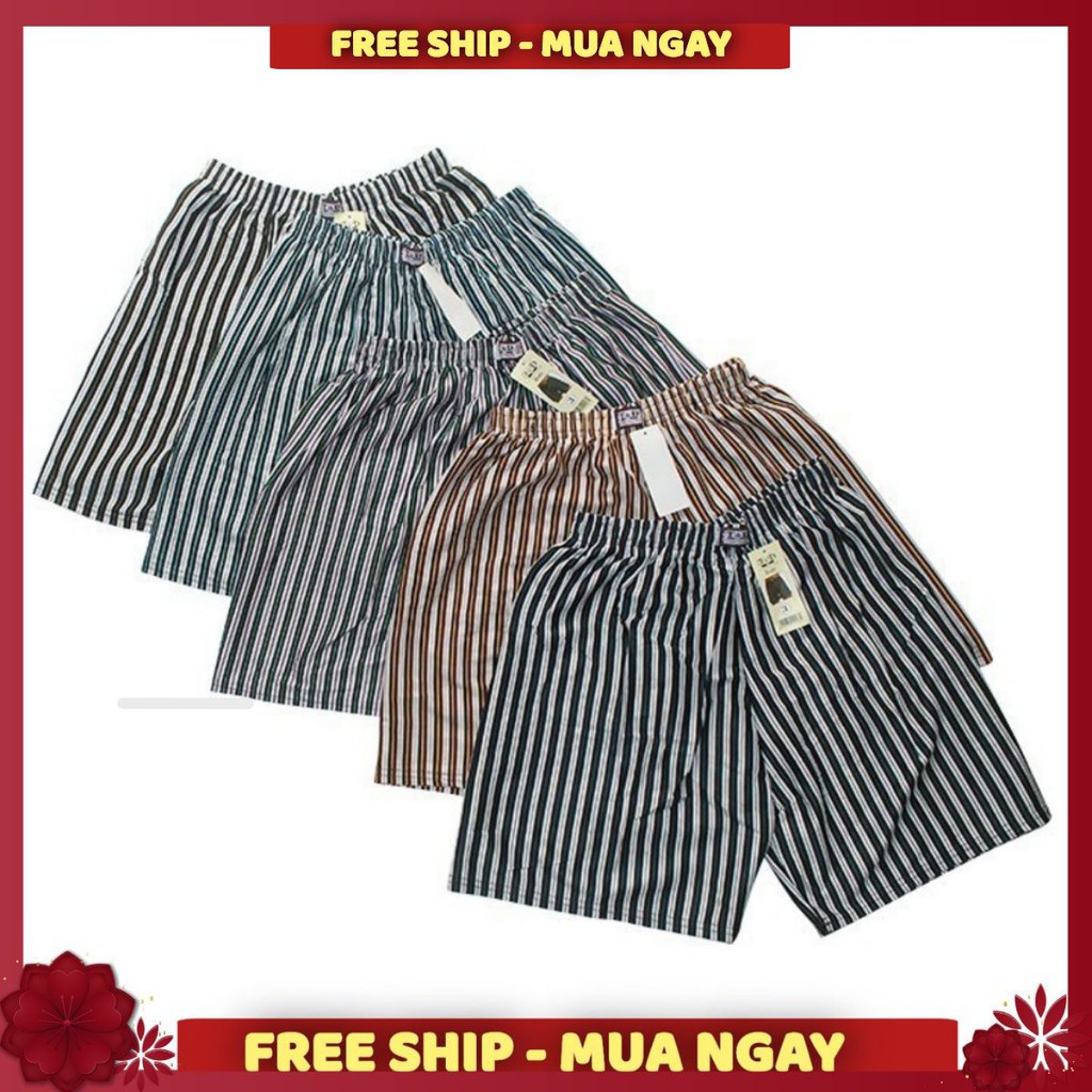 Quần đùi nam - Quần ngủ nam kẻ sọc mặc nhà dạo phố đủ size đủ màu đủ size từ 40kg đến 100kg | BigBuy360 - bigbuy360.vn