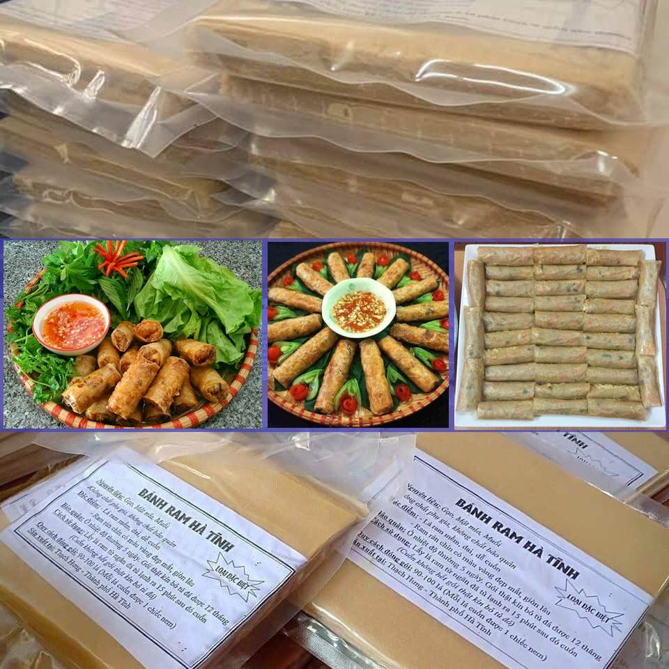 Tập 100 vỏ ram Hà Tĩnh - Lá cuốn nem chuẩn, bánh đa nem phơi sương