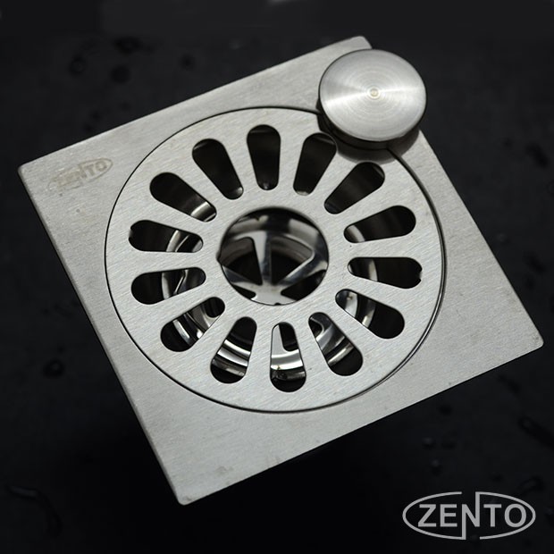 Phễu thoát sàn, máy giặt chuyên dụng Zento TS124 Double (118x118)