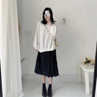 [Hàng order] Set áo len+ chân váy xếp ly( kèm ảnh thật)