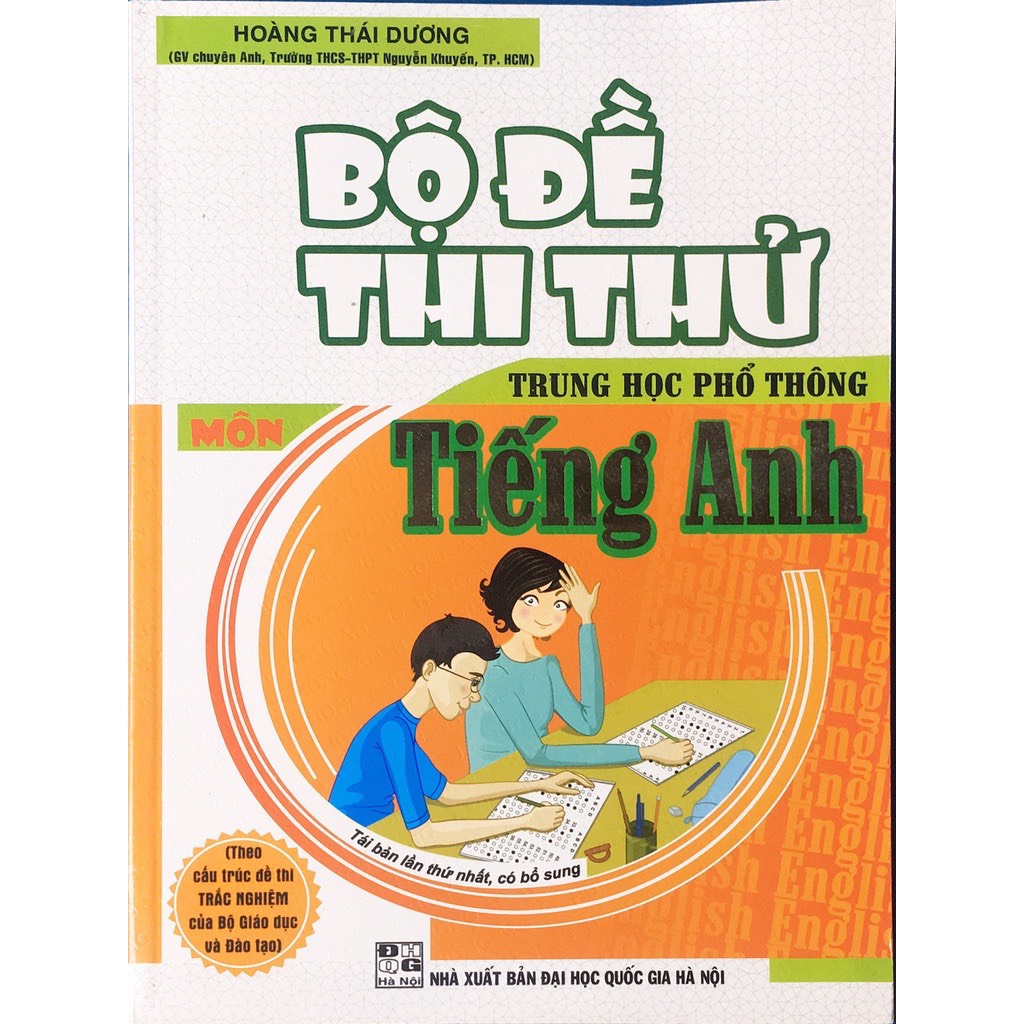 Sách - Bộ đề thi thử trung học phổ thông Tiếng Anh