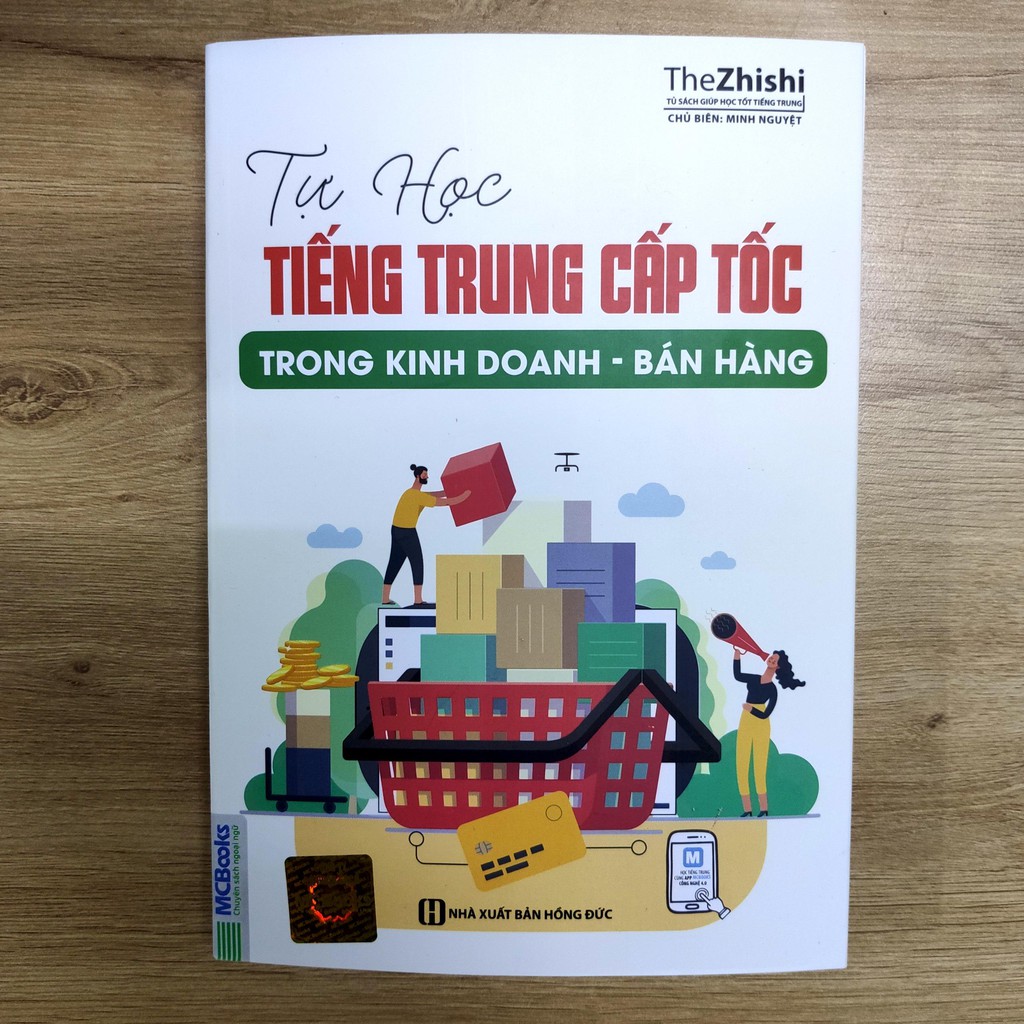 Sách - Combo: Tự học tiếng Trung cấp tốc trong kinh doanh – bán hàng + Tứ Hải Giai Huynh Đệ: Tôi là ai? Đây là đâu? +DVD