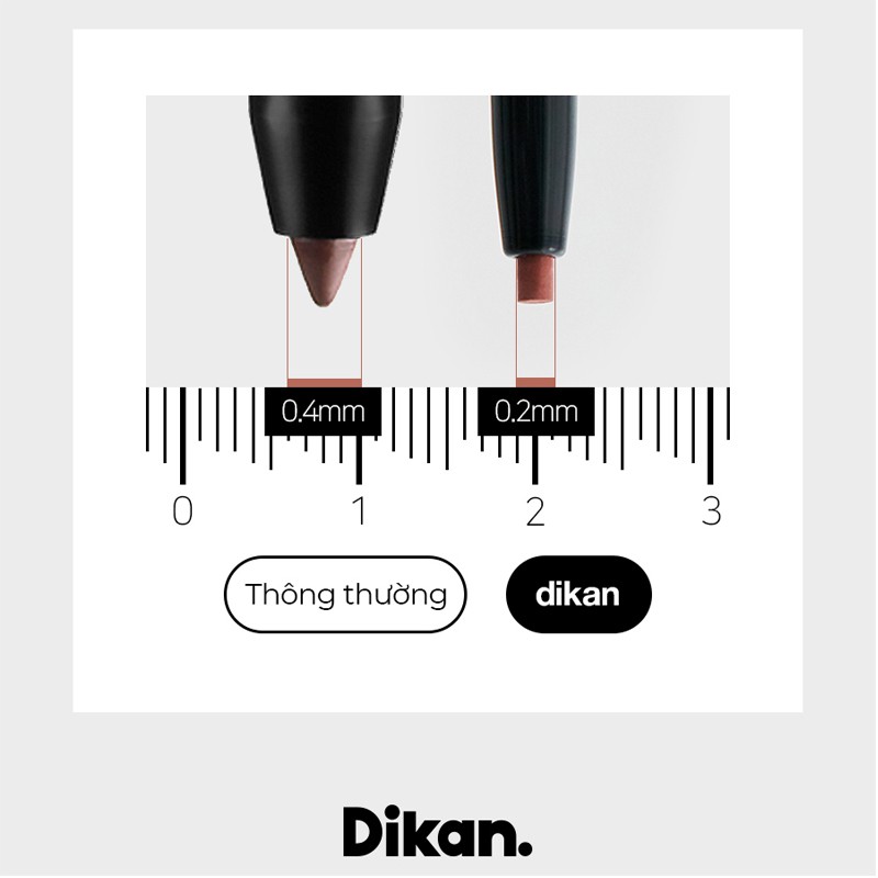 Chì Kẻ Mắt DiKan All Waterproof Pencil GomiMall