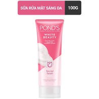 Sữa Rửa Mặt Trắng Hồng Pond’s White Beuty tuýp 100g