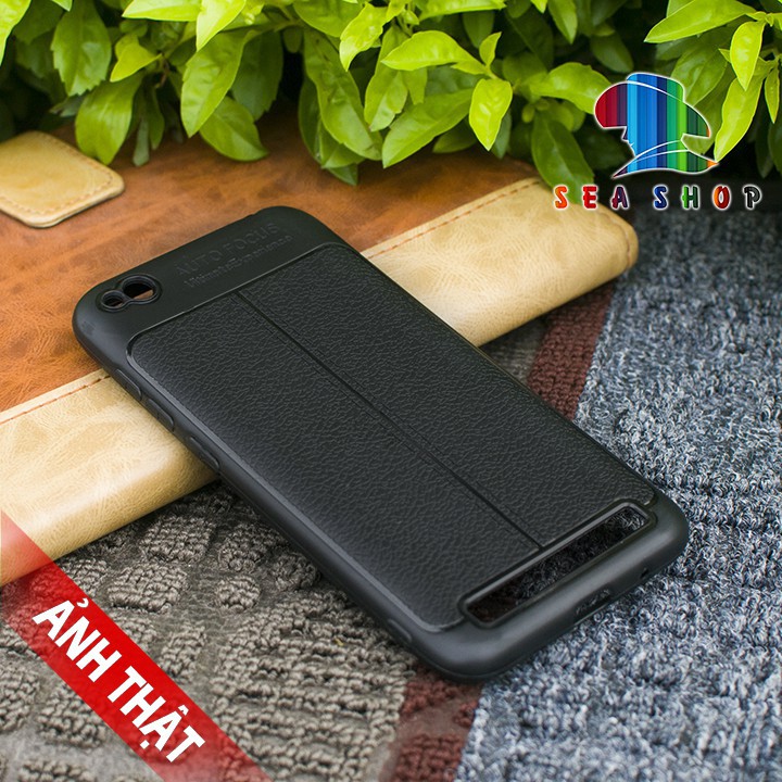 Ốp lưng Xiaomi Redmi 5A vân da loại A - Nhựa dẻo - Chống sốc - Chống trơn trượt