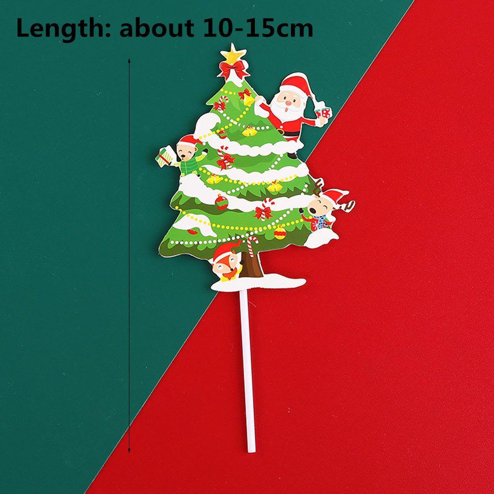 ESPO Que Cắm Trang Trí Bánh Kem Hình Giáng Sinh