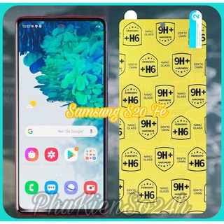 Cường Lực Dẻo Nano 9H+ Cho Samsung S20 Fe siêu bền không lo sứt mẻ viền