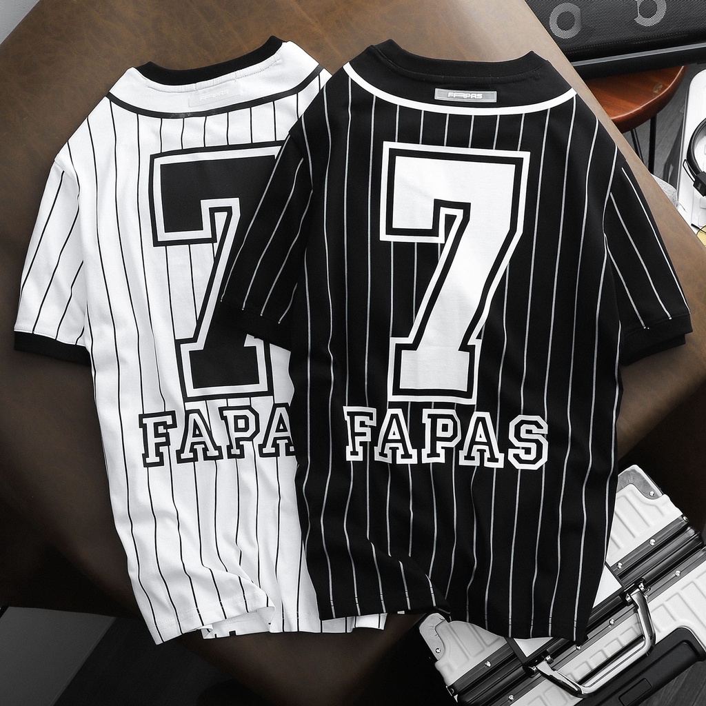 Áo Thun Nam Dáng Baseball Trẻ Trung Năng Động Cá Tính Chất Liệu Cotton Dày Dặn Thoáng Mát - FAPAS
