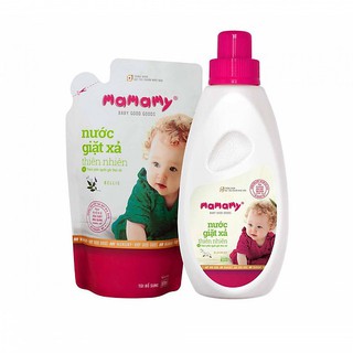 Combo 1 Túi 800ml + 1 Chai 800ml Nước Giặt Xả Thiên Nhiên Mamamy