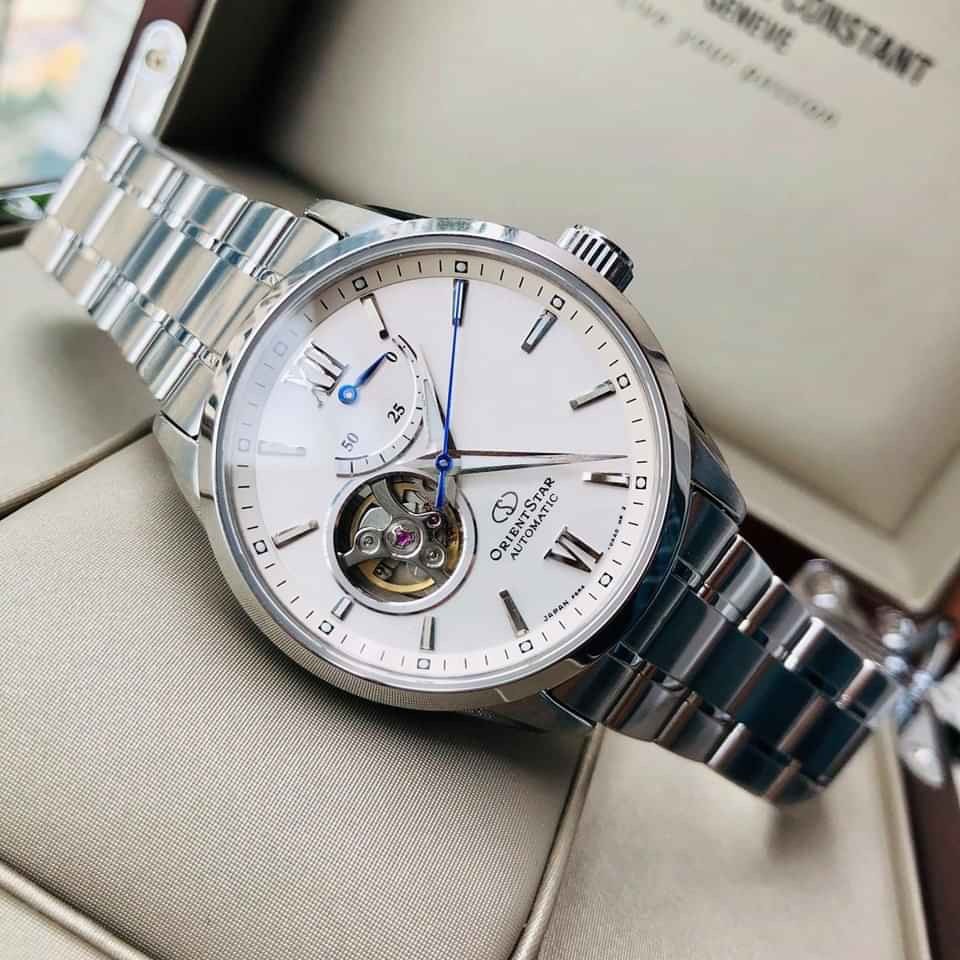 Đồng hồ nam chính hãng Orient Star Semi Skeleton RE-AT0003S00B - Máy cơ tự động - Kính Sapphire-Made in Japan