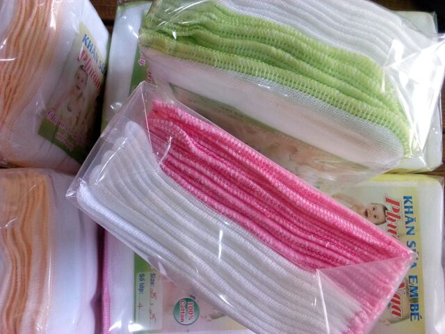 Khăn sữa em bé Việt Nam cao cấp 1 hộp