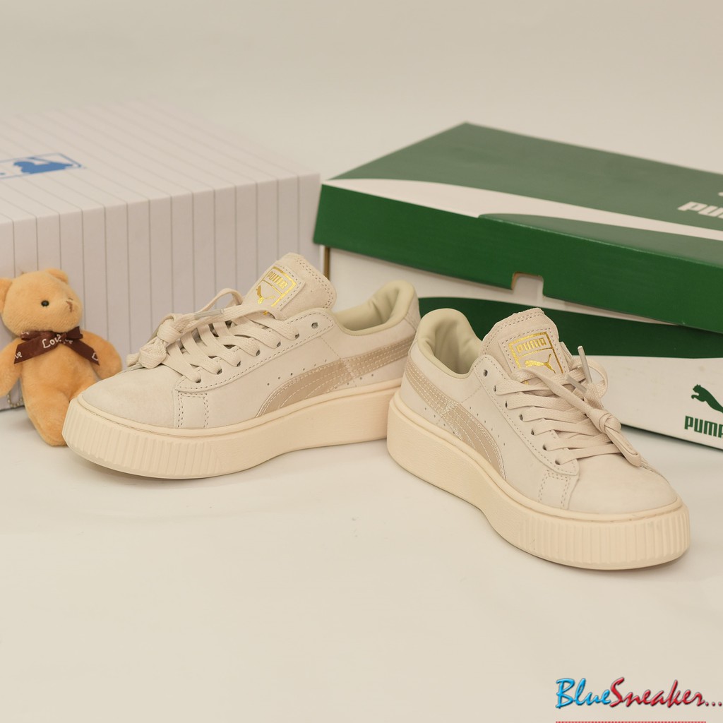 Giày sneaker nữ Puma da lộn