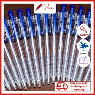 Bút bi mực xanh tloc-027 cao cấp đầu 0.7mm dành cho dân văn phòng, học sinh - văn phòng phẩm pluma