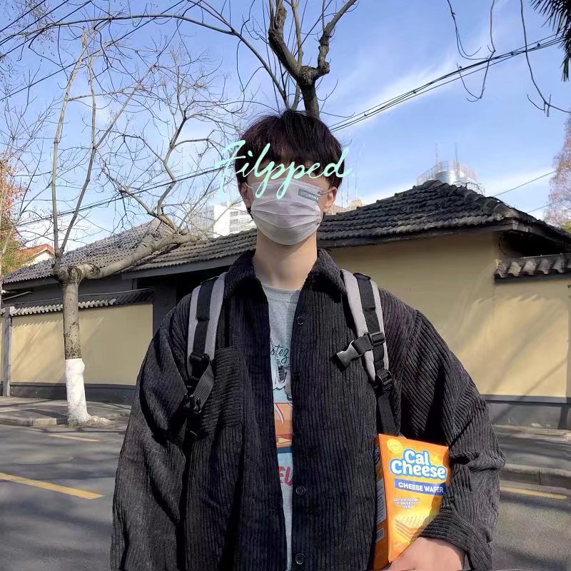 Áo Sơ Mi Nam Tay Dài Dáng Rộng Phong Cách Hong Kong Thời Trang Thu Đông Chất Lượng Cao