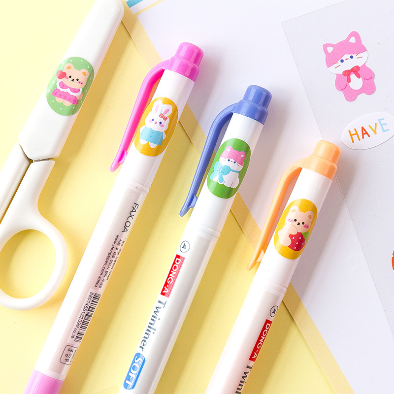 1 Tờ Giấy Dán Trang Trí Họa Tiết Hoạt Hình Đáng Yêu