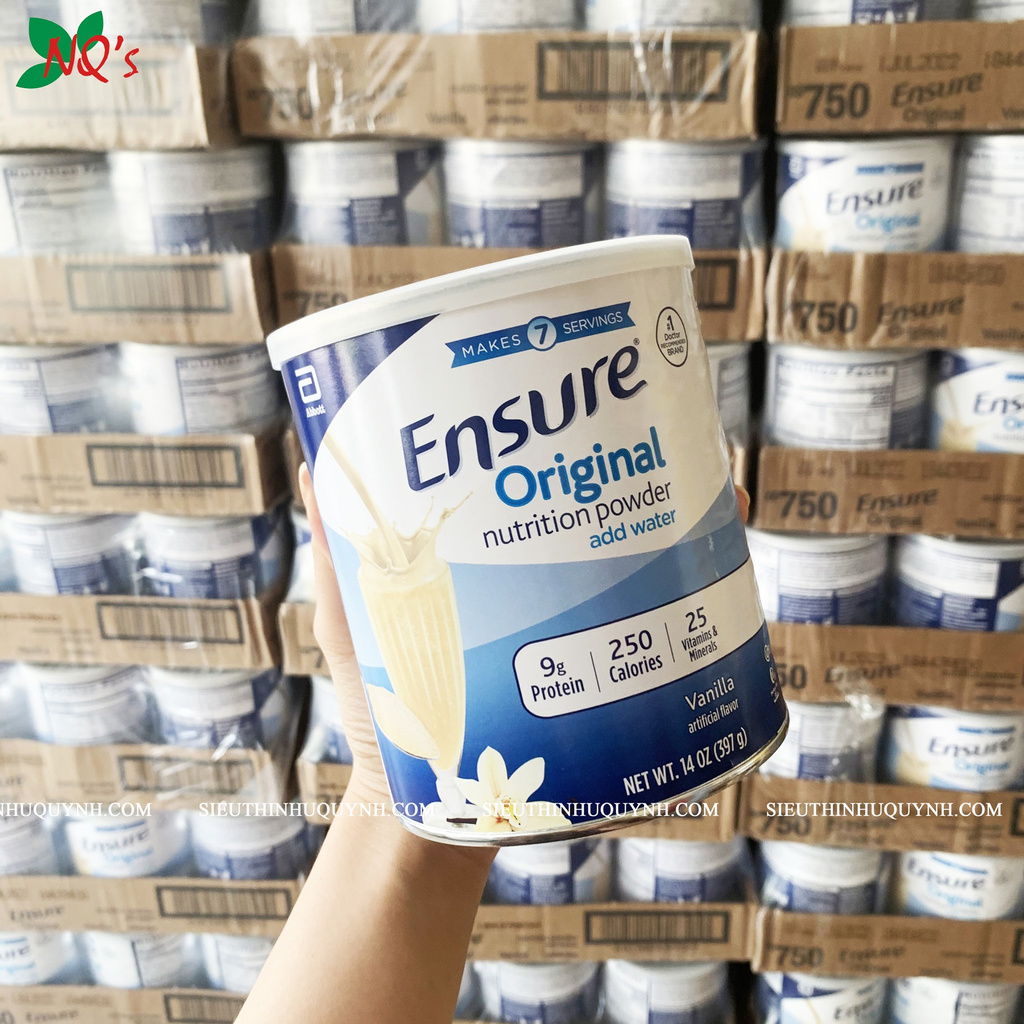 Sữa bột ENSURE MỸ original 397g mẫu mới
