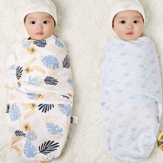 Ủ Kén Xô Sơ Sinh, Ủ Kén Cotton Mùa Hè Cho Bé Trai, Bé gái Họa Tiết Nhiều Màu Dễ Thương Cho Bé.