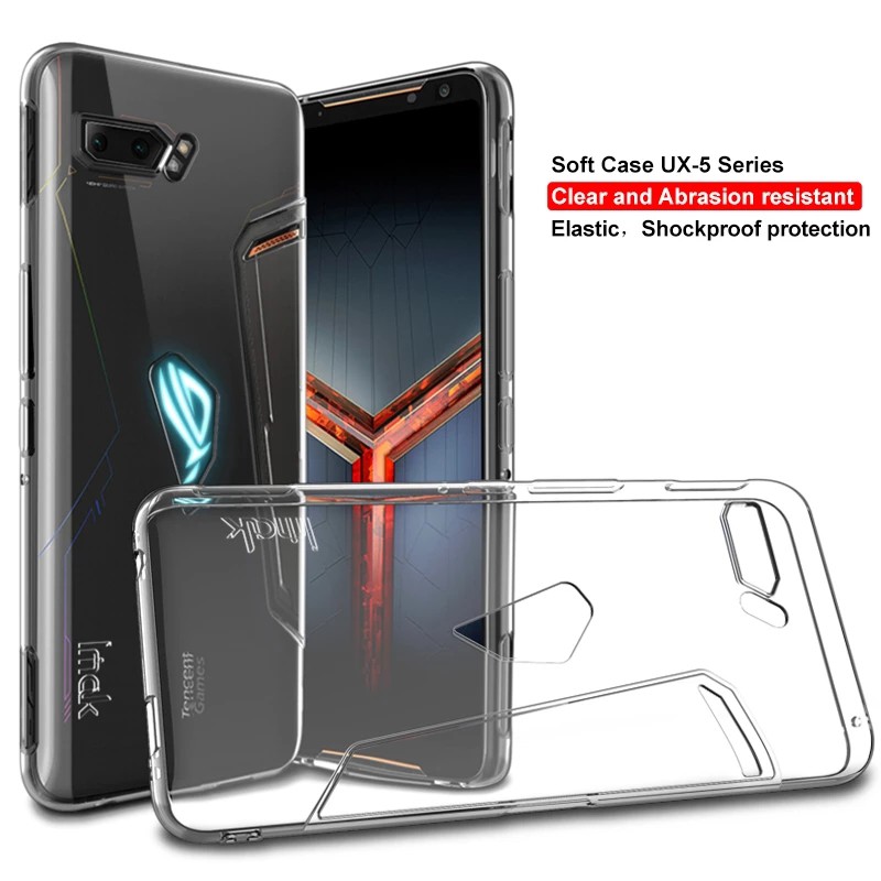 For Asus Zenfone Rog 5 2 3 phone Case ZS660KL Z01QD ZS661KS ZS673KS Thick Anti-Fall soft Case