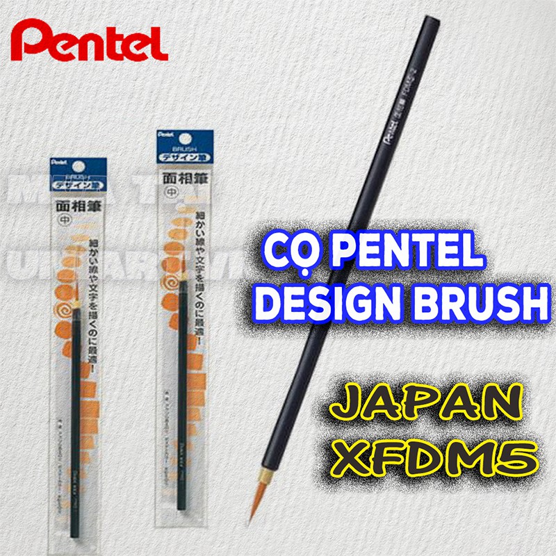 (THANH LÝ GIÁ GỐC) Cọ vẽ màu nước Pentel XFDM5