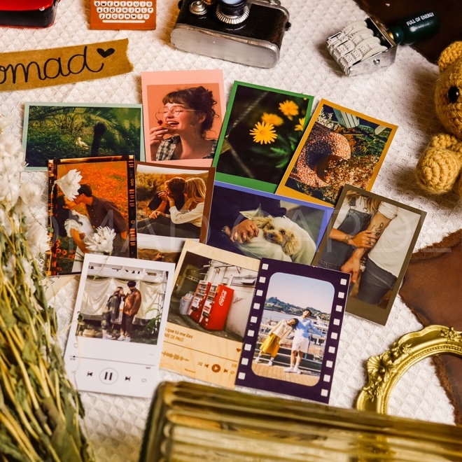 In Ảnh 6x9 Theo Yêu Cầu Khung Film Vintage - Kèm Cán Màng Bảo Vệ - NOMAD GARDEN
