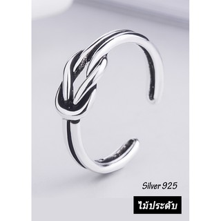 Nh017 nhẫn bạc thái 925 dây rút