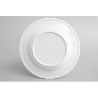 Bộ 5 dĩa nhựa melamine - vcp - cạn trắng trơn .size 11