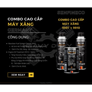 Máy Xăng Combo Bảo Dưỡng Cao Cấp - Senfineco Max Clean Fuel Sytem Cleaner