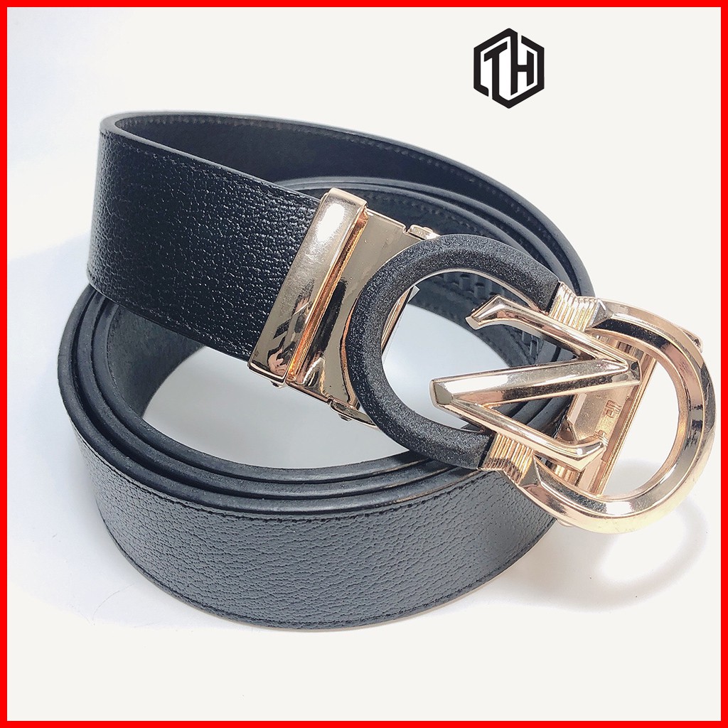 Thắt Lưng Nam Da Bò Cao Cấp, Dây Nịt Da Nguyên Tấm Khóa Tự Động - BH 24 Tháng
