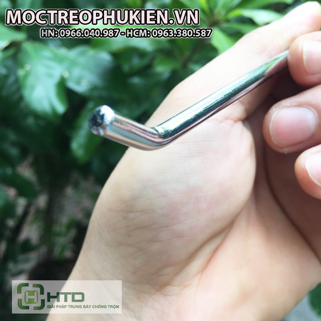 100 MÓC TREO PHỤ KIỆN CÀI THANH HỘP INOX, CÀI THANH HÚC 15*30