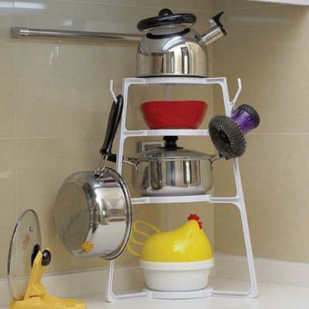 KỆ ĐỂ XOONG NỒI CHẢO 4 TẦNG | BigBuy360 - bigbuy360.vn