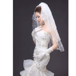 [ Đủ mẫu ] Voan lúp cô dâu xinh ( đã gắn xược cài tóc)