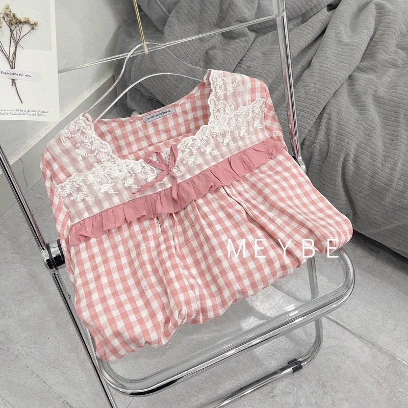 Bộ đồ bầu CỔ Vuông - Đồ bầu mặc nhà sau sinh cho con bú ti - Quần áo ngủ bầu Đẹp cho mẹ thời trang mùa hè Bigsize Giá Rẻ
