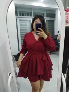 BIGSIZE VÁY LỤA TẦNG (có hình thật)
