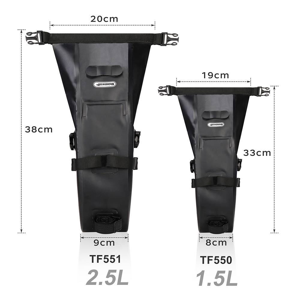 Rhinowalk Túi đựng đồ gắn yên xe đạp chất lượng cao sức chứa 1.5L/ 2.5L