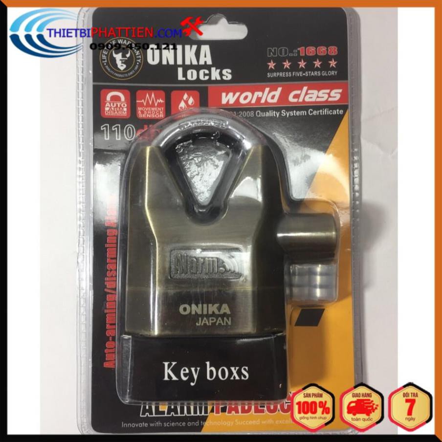 FREESHIP Ổ Khóa Báo Động ONIKA Chống Cắt (Chính Hãng)