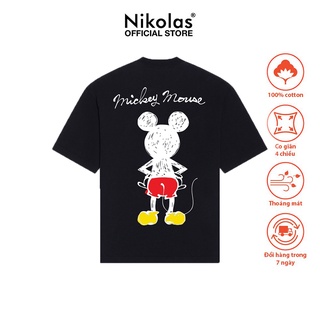 Áo thun Unisex Nikolas 100% Cotton Mickey Mouse V2