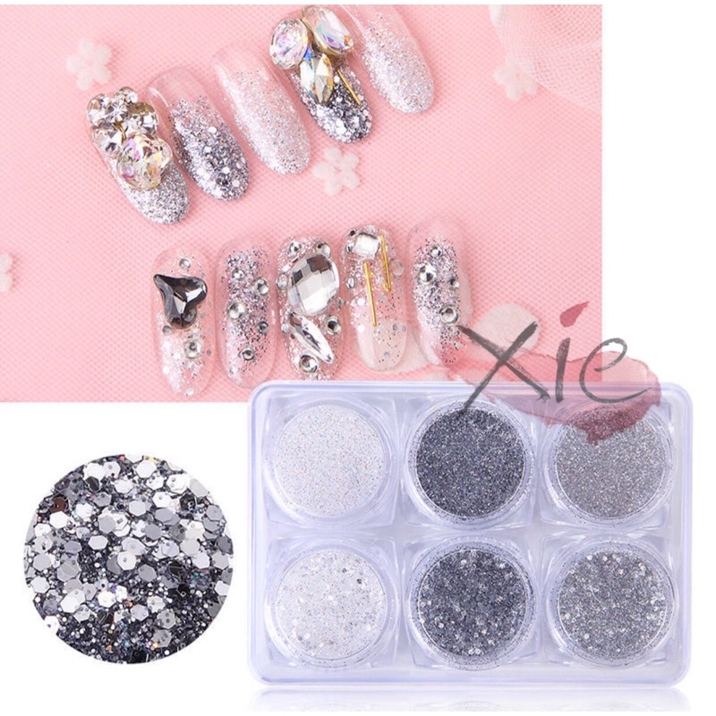 SET KIM TUYẾN MỊN MIX MÀU - XIE dụng cụ mi&amp;nail❤️