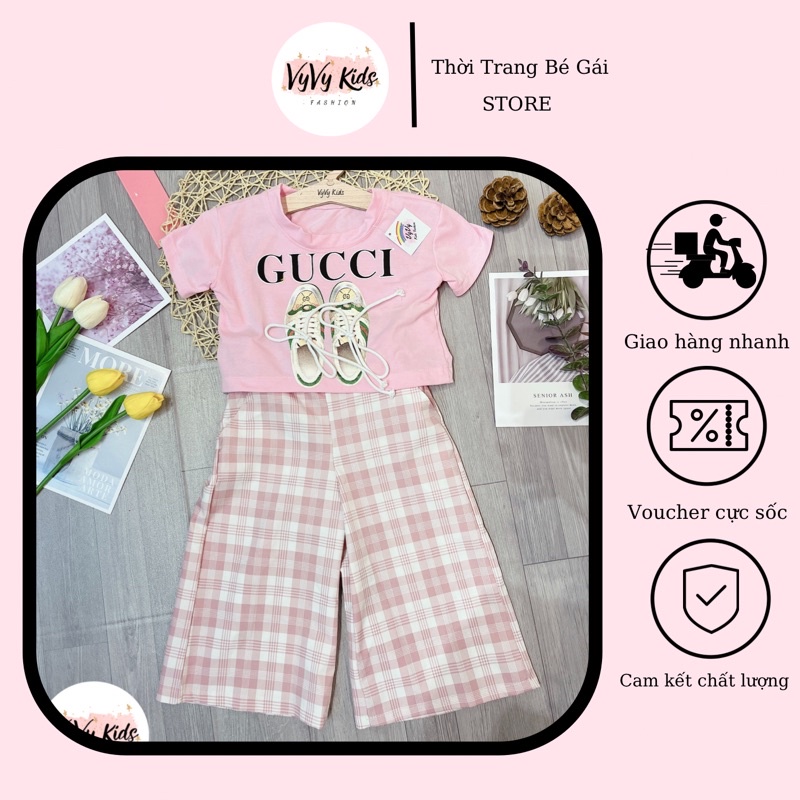 ⚡𝐇𝐎𝐓 𝟐𝟎𝟐𝟐⚡𝑭𝑹𝑬𝑬 𝑺𝑯𝑰𝑷⚡ Set Đồ Bé Gái Cao Cấp VyVy Kids Fashion