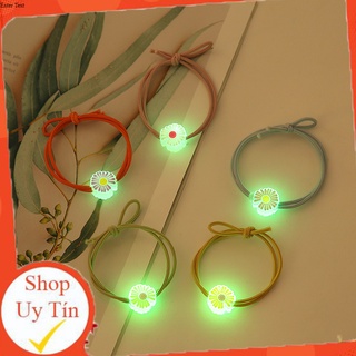 Dây Cột Tóc Dạ Quang Phát Sáng Hình Bông Hoa Dễ Thương
