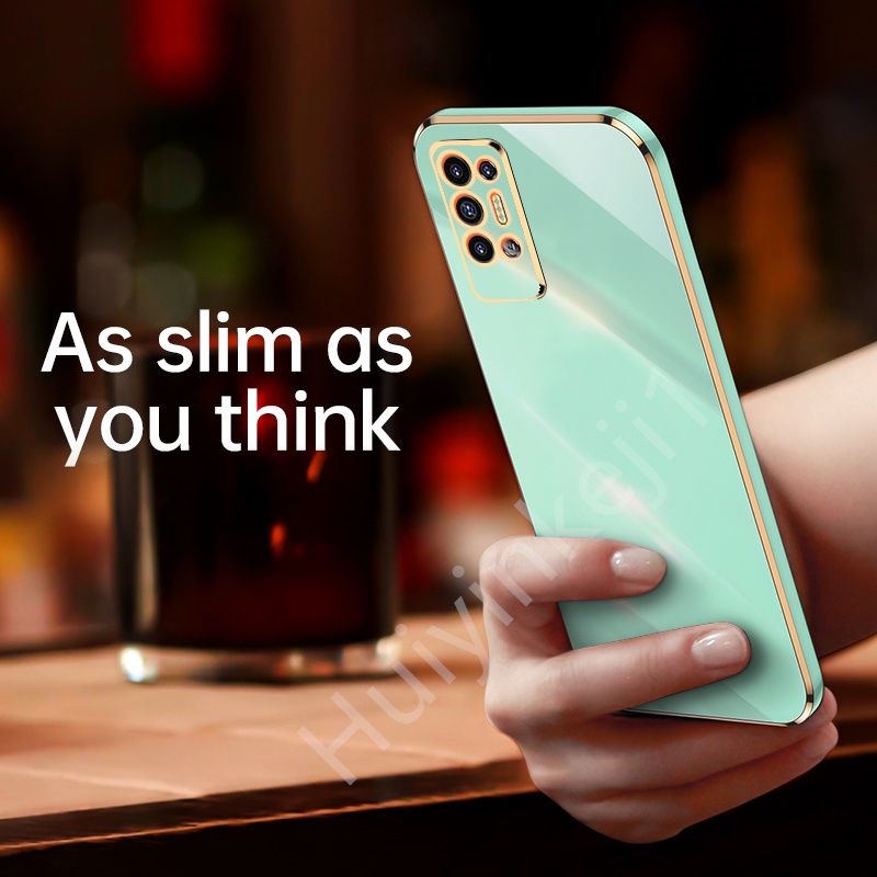 Ốp Lưng Mạ Điện Cho Tecno Pova 2 Traight Edge