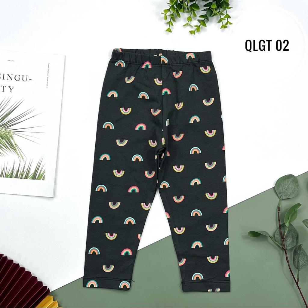 Quần legging bé gái, quần legging cho bé chất cotton mềm mát, size 9-14 tuổi - SUNKIDS
