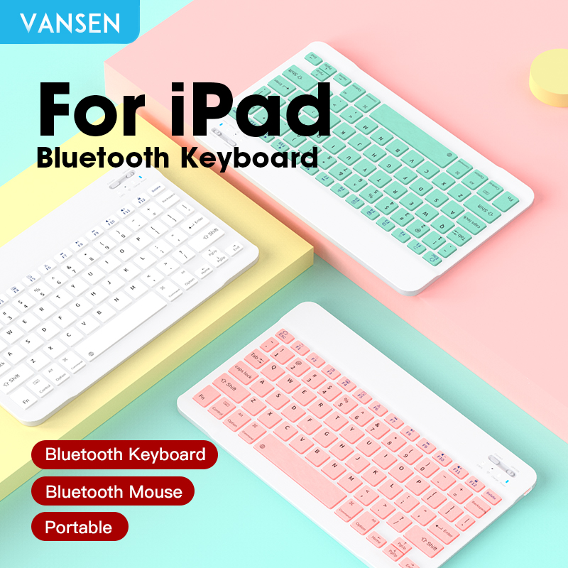 Bàn Phím Bluetooth Không Dây Mini Cho Ipad Apple Iphone Tablet Android Smart Phone Windows